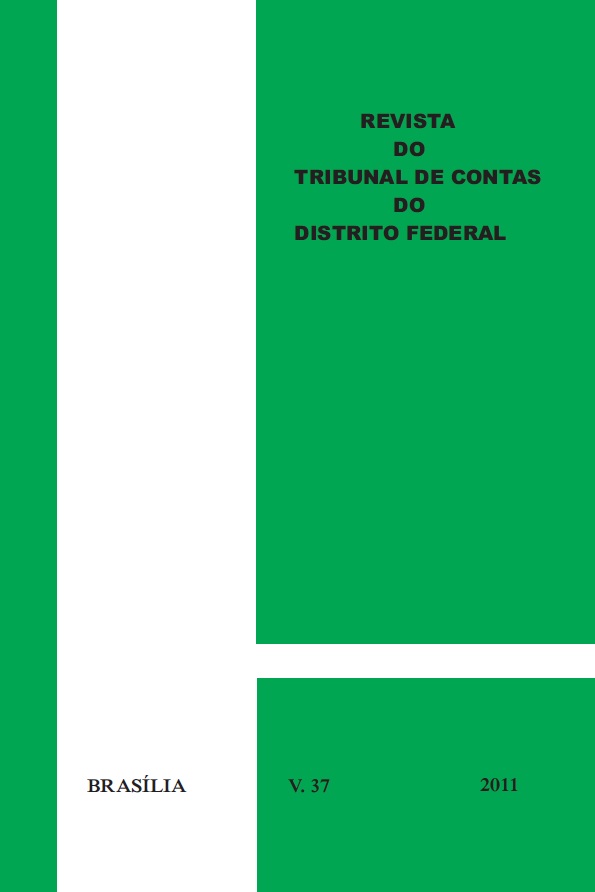 Capa de Livro: Revista do TCDF v. 37 (2011)