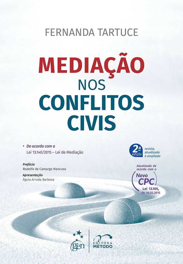 Capa de Livro: Mediação nos conflitos civis