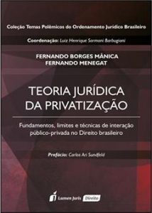 Capa de Livro: Teoria jurídica da privatização