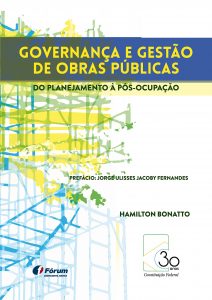 Capa de Livro: Governança e gestão de obras públicas: do planejamento à pós-ocupação