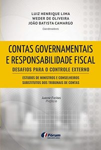 Capa de Livro: Contas governamentais e responsabilidade fiscal: desafios para o controle externo