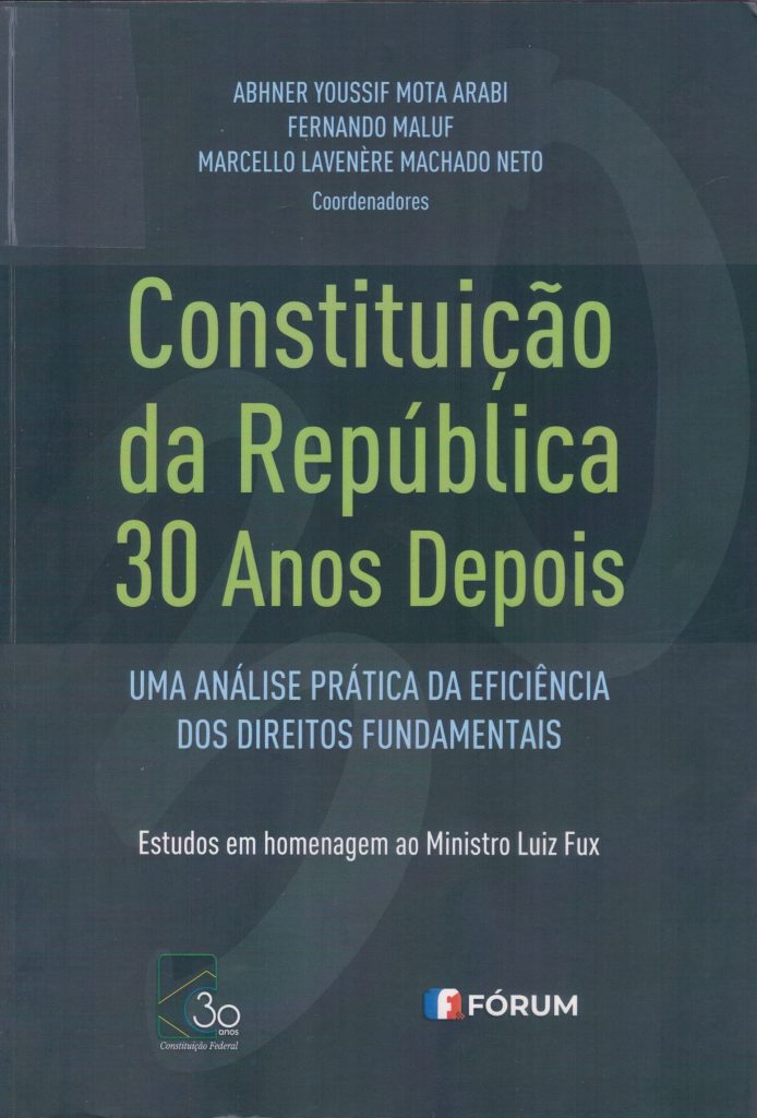 Capa de Livro: Constituição da República 30 anos depois