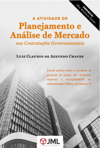 Capa de Livro: A atividade de planejamento e análise de mercado nas contratações governamentais