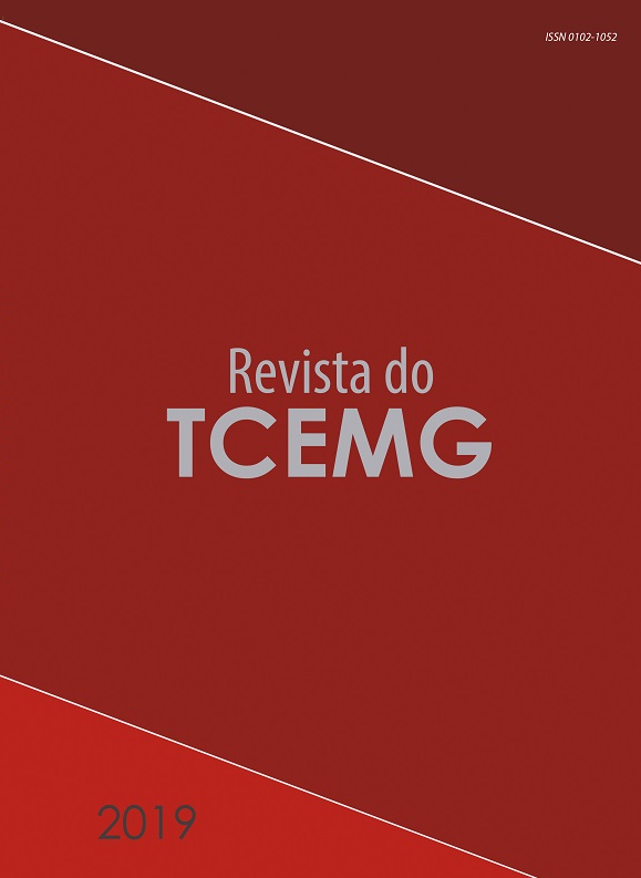 Capa de Livro: Revista do TCEMG (dez. 2019)