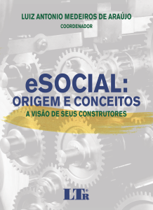 Capa de Livro: Esocial: origem e conceitos: a visão de seus construtores
