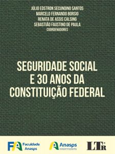 Capa de Livro: Seguridade social e 30 anos da Constituição federal