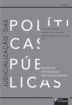 Capa de Livro: Judicialização das políticas públicas: em busca da efetivação dos direitos fundamentais