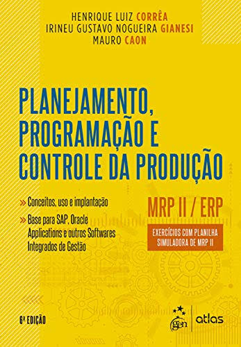 Capa de Livro: Planejamento, programação e controle da produção