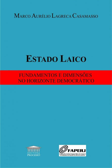 Capa de Livro: Estado laico: fundamentos e dimensões no horizonte democrático