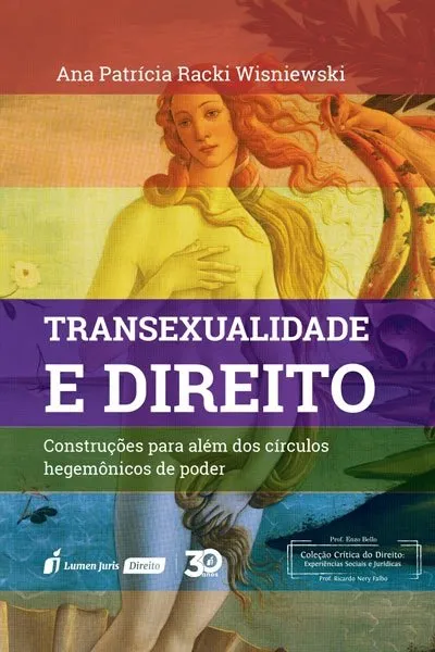 Capa de Livro: Transexualidade e direito: construções para além dos círculos hegemônicos de poder