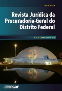Capa de Livro: Revista Jurídica da Procuradoria-Geral do Distrito Federal (jun. 2019)