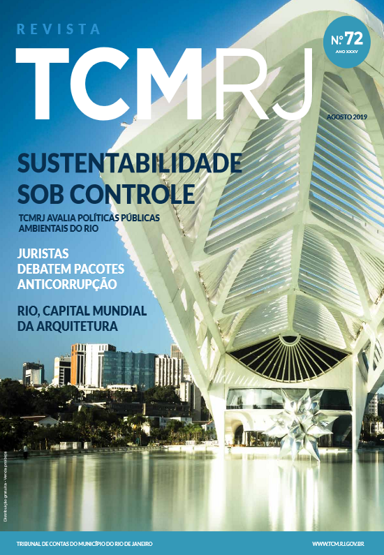 Capa de Livro: Revista TCMRJ (ago. 2019)