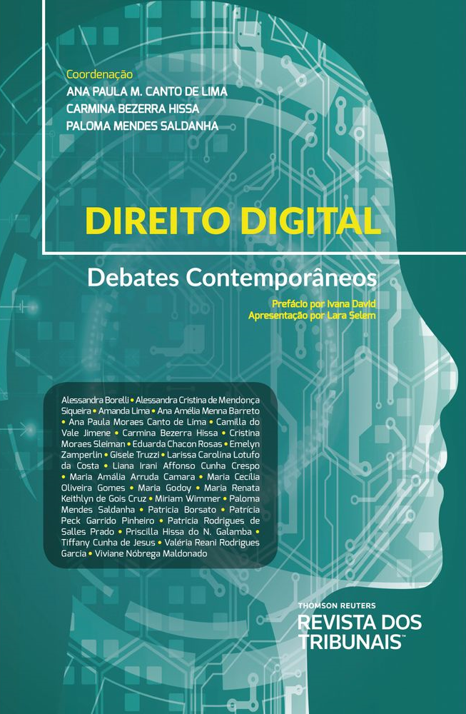 Capa de Livro: Direito digital: debates contemporâneos