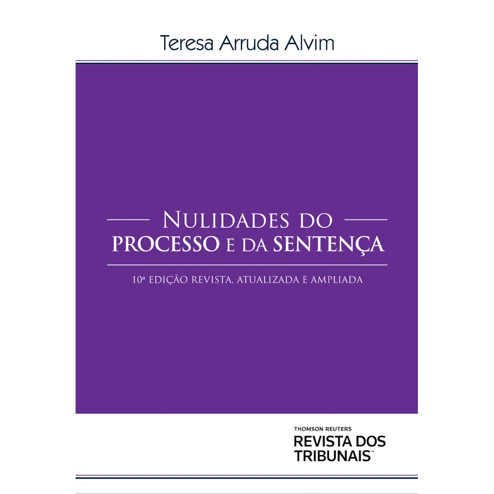 Capa de Livro: Nulidades do processo e da sentença (10 ed.)