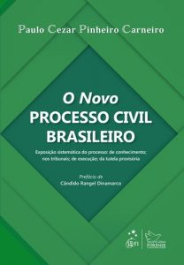 Capa de Livro: O novo processo civil brasileiro: exposição sistemática do processo