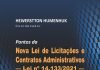 Pontos da nova lei de licitações e contratos administrativos